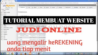 TUTORIAL CARA BUAT WEBSITE SLOT JUDI ONLINEdijamin dompetmu gak pernah kosong [upl. by Naiditch233]