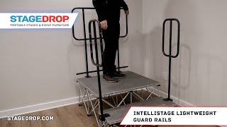 IntelliStage Lightweight  Guard Rails at StageDrop [upl. by Hakvir]