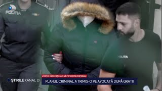 Stirile Kanal D  Planul criminal a trimiso pe avocata dupa gratii  Editie de seara [upl. by Anoyk509]