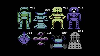 C64 Graphics PETSCII Paradroid Robots 2 by Worrior1 4 June 2022 [upl. by Philomena]