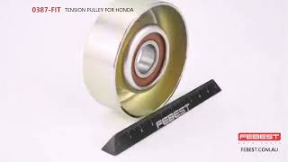 0387FIT TENSION PULLEY FOR HONDA [upl. by Anibor]