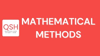 QCE Mathematical Methods Masterclass  QSH External Exam Bootcamp [upl. by Auburn]