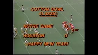 19790101 Cotton Bowl Notre Dame Fighting Irish vs Houston Cougars [upl. by Naga]