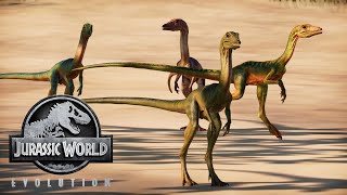 Compsognathus  All Skins Showcased  Jurassic World Evolution [upl. by Thetisa905]