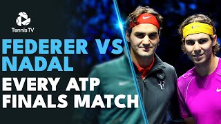 EVERY Roger Federer vs Rafael Nadal ATP Finals Match [upl. by Valer]