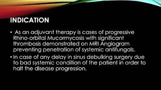 Transcutaneous Retrobulbar Amphotericin B injection in cases of Rhinoorbital mucormycosis [upl. by Anauqat]