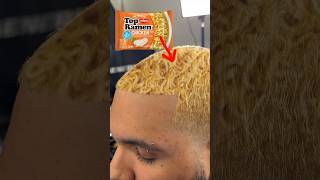 Chicken Ramen noodle haircut😂 [upl. by Malonis99]