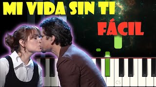 Mi Vida Sin Ti  Jesús Adrián Romero  Piano tutorial fácil [upl. by Ahtibbat]