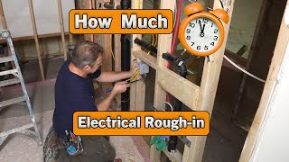 Bathroom Remodel Electrical Rough in  How much [upl. by Nets]