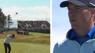 Jordan Spieth began to rage at caddie in awkward Scottish Open moment before being humbled [upl. by Toffey]