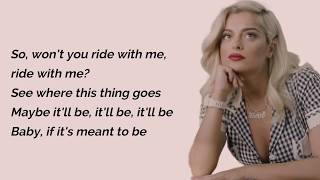 Meant To Be  Bebe Rexha Feat Florida Georgia Line Lyrics [upl. by Knorring]