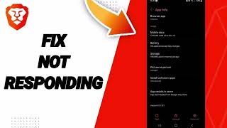 How To Fix Not Responding On Brave Private Web BrowserVPN App [upl. by Crawford]