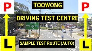 Toowong Driving Test Centre  Sample Driving Test Route  Automatic Transmission [upl. by Mannes]