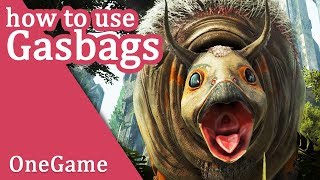 ARK Gasbags how to use amp tame [upl. by Idalia]