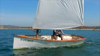 Goat Island Skiffs sailing on Mission Bay [upl. by Ayatan]