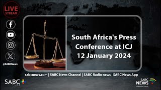 LIVE  South Africas Press Conference at ICJ [upl. by Eward]