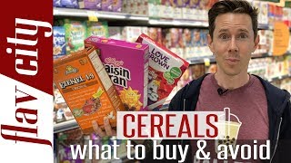 HUGE Cereal Haul  What Cereals To Buy amp Avoid At the Grocery Store [upl. by Tosch]