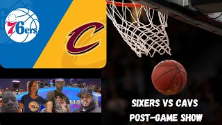 Sixers vs Cavs  Sixers put up a good fight in loss to Cavs [upl. by Suirauqram]