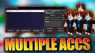 How To Use Roblox Account Manager  MULTIPLE ACCOUNTS ON ROBLOX [upl. by Turoff444]