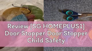 Review SG HOMEPLUS1 Door Stopper Door Stopper Child Safety Prevents Doors From Slamming Shut From [upl. by Romeu24]