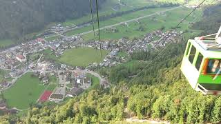 Luftseilbahn Wolfenschiessen  Brändlen Talfahrt  Switzerland [upl. by Neil]