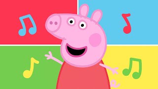 The Four Colours Song 🟥🟨🟦🟩 Peppa Pig Nursery Rhymes and Kids Songs [upl. by Gavrielle696]