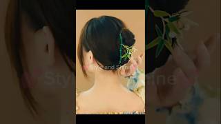 Easy and attractive hairstyles 😍❤️hairstyle beautiful fashion styleandshine viralshorts [upl. by Woodall682]