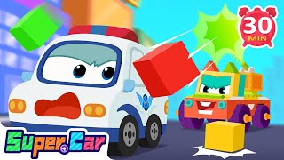 Police Cartoons amp MORE  Toy Blocks Everywhere  Best Cars Cartoons  Kids Cartoons amp Kids Songs [upl. by Aimo]