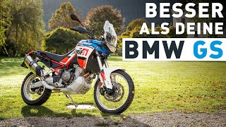 121 Aprilia Tuareg 660  in der Mittelklasse besser als GS und Co [upl. by Lurleen]