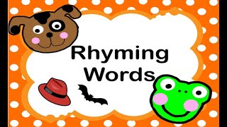 Rhyming Words Rhyming Words for Kids  Exploring Rhyming Words for Kids [upl. by Haisi]