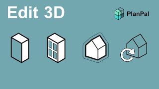 06  PlanPal tutorial  Edit 3D components [upl. by Heydon]