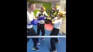 Krav maga 013 Tilburg 4 vs 1 sparring [upl. by Abdella439]