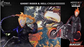 MEZCO ONE12 Ghost Rider amp Hell Cycle Set [upl. by Ahsyla]