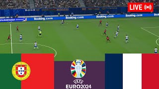 Portugal vs France LIVE Euro Cup 2024 Germany Full Match  Simulation Video Games [upl. by Dorreg611]