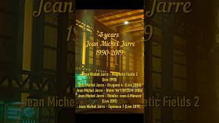 5 years Jean Michel Jarre1990  2019 jeanmicheljarre electronicmusic electronic music dance [upl. by Einavoj]