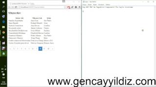 AspNET MVCde PagedList Kullanarak Verileri Sayfalama  Örnek Çalışma Videosu [upl. by Jamel]