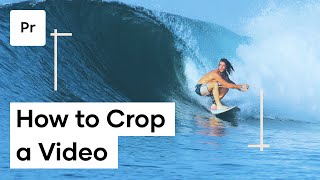 How To Crop Video In Premiere Pro  Adobe Premiere Crop Video [upl. by Etireugram]