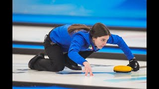 Italia ORO Curling Doppio Misto Pechino 2022 [upl. by Akinek]