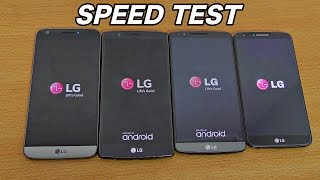 LG G5 vs G4 vs G3 vs G2  Speed Test 4K [upl. by Eyaj704]