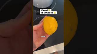 Waxed vs Unwaxed 🍋 jokes fruitlover citrus lol [upl. by Gelhar4]