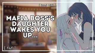 ASMR mafia bosss daughter wakes you up kiss f4f sapphic mafia romance [upl. by Octavla]