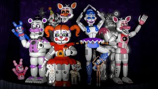 FNAF SL CHARACTERS SING FNAF SONG ENGLISH [upl. by Eohce]