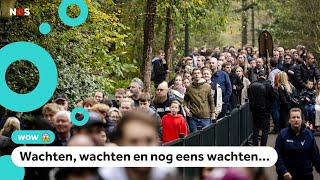 Wachtrij van 4 uur  voor nieuwe Eftelingattractie [upl. by Einnhoj31]