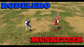 Age of Empires III Definitive Edition Musketeer vs rodelero [upl. by Eimile]