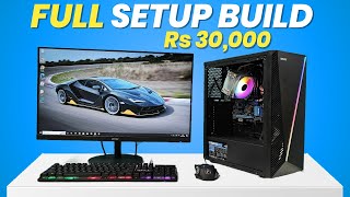 Rs 30000 Full Setup🔥Gaming PC Build in 2024 [upl. by Dirk]