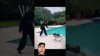 Robot dog robot trolface skate trollfaceedit duet trollface funny skateboarding shots [upl. by Ixel254]