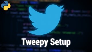 How to Set Up Tweepy Python [upl. by Imrots226]