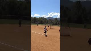 🥎SHORT STOP WITH UNNISSISTED DOUBLE PLAY IN NC🥎 softball 2023 nc usa short shorts [upl. by Plate]