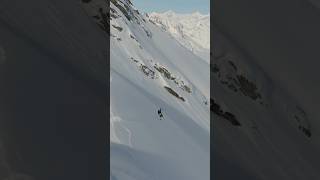 Tumbling down Alaska ⛷️ skiingday skiing skiingisawesome skiingstunts [upl. by Bendicta107]