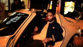 Mercedes SLS AMG Rapstarr Kid Cudi Leaving Nightclub Hotspot Hyde Lounge [upl. by Estelle]